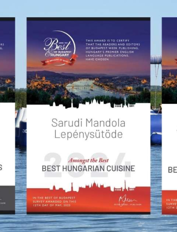 Sarud gasztropontjai taroltak a Best of Budapest & Hungary díjátadón!